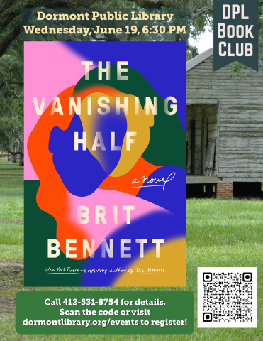 DPL Book Club, June 2024: The Vanishing Half by Brit Bennett