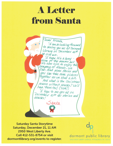 A letter from Santa 