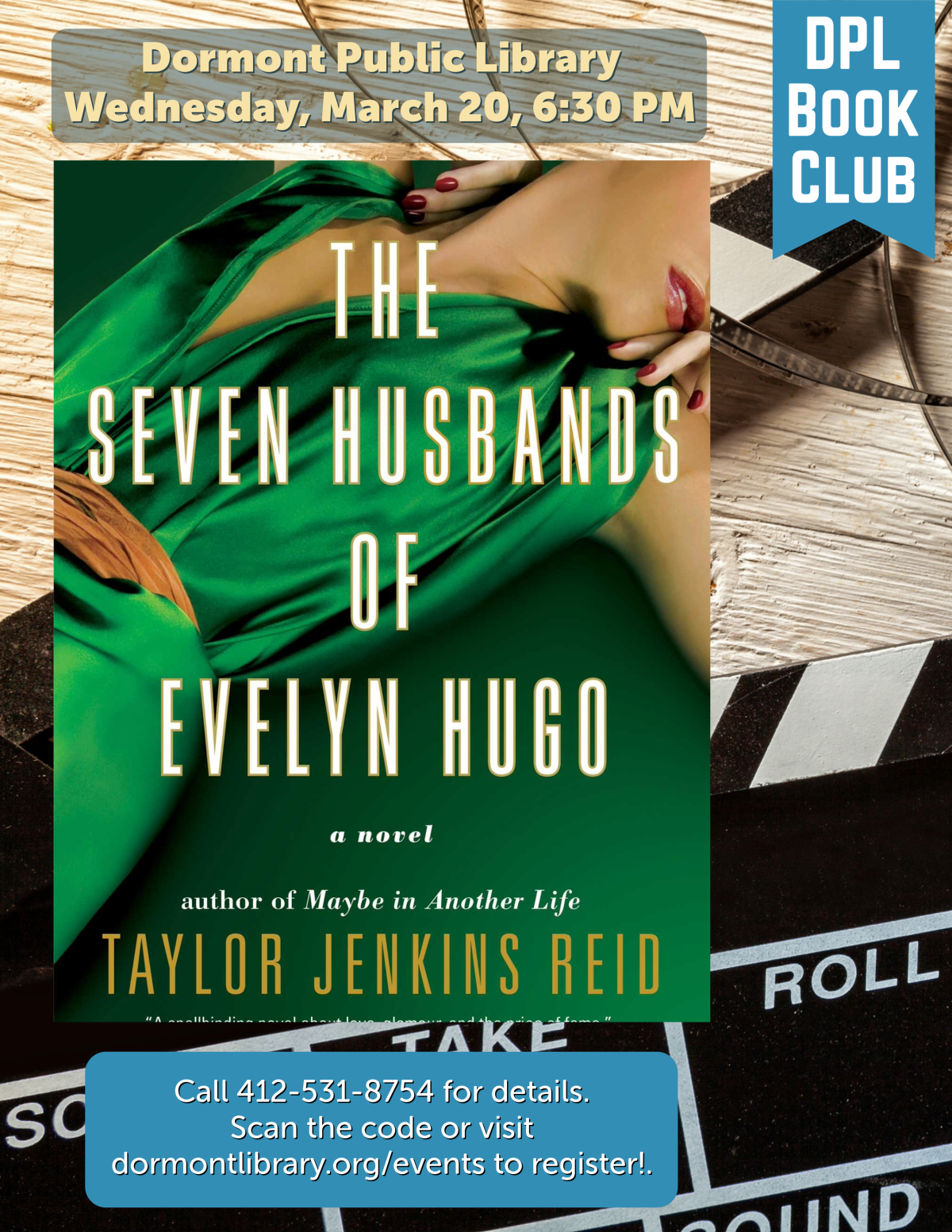 Book cover for The Seven Husbands of Evelyn Hugo